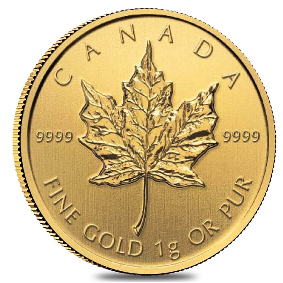 1 gram Canadian Gold Maples .5 Coin .9999 Fine Maplegram25™ (Random Year) eBay