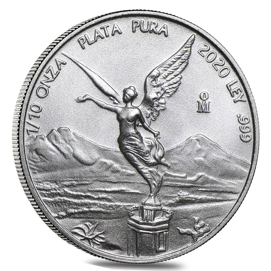 2020 110 Oz Mexican Silver Libertad Coin 999 Fine Bu Ebay